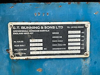 2014 bunning lowlander 150 hbd breedstrooier mestwagen - afbeelding 24 van  30