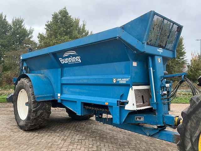 2014 bunning lowlander 150 hbd breedstrooier mestwagen - afbeelding 27 van  30