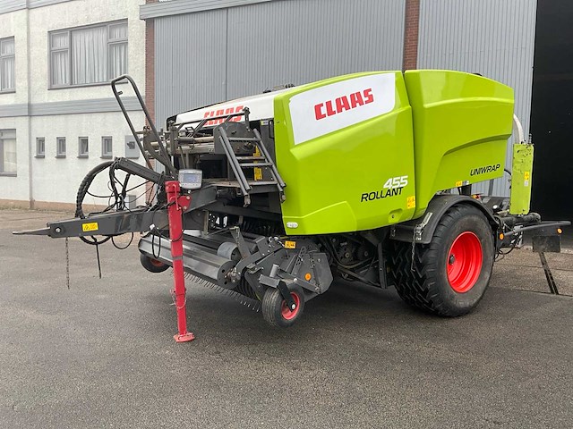 2014 claas rollant 455 uniwrap perswikkel combinatie - afbeelding 12 van  43