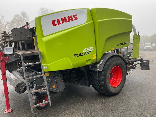 2014 claas rollant 455 uniwrap perswikkel combinatie - afbeelding 2 van  43