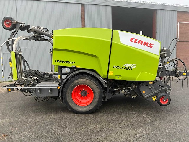 2014 claas rollant 455 uniwrap perswikkel combinatie - afbeelding 39 van  43