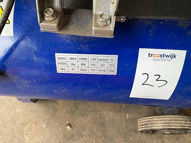2014 criko zbm50 luchtcompressor - afbeelding 4 van  6