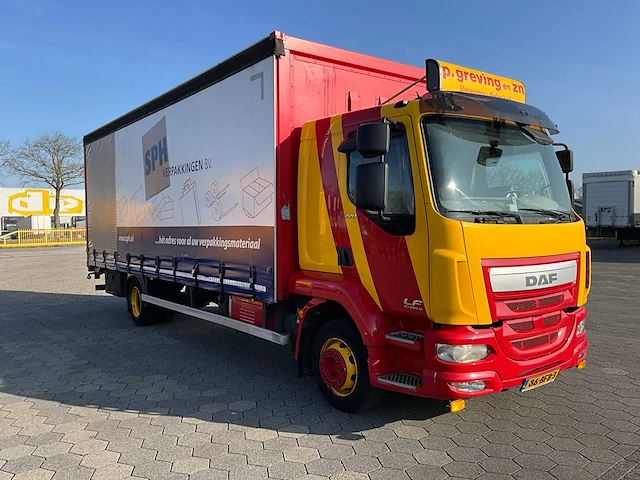 2014 daf lf 220 fa vrachtwagen met laadklep - afbeelding 34 van  44