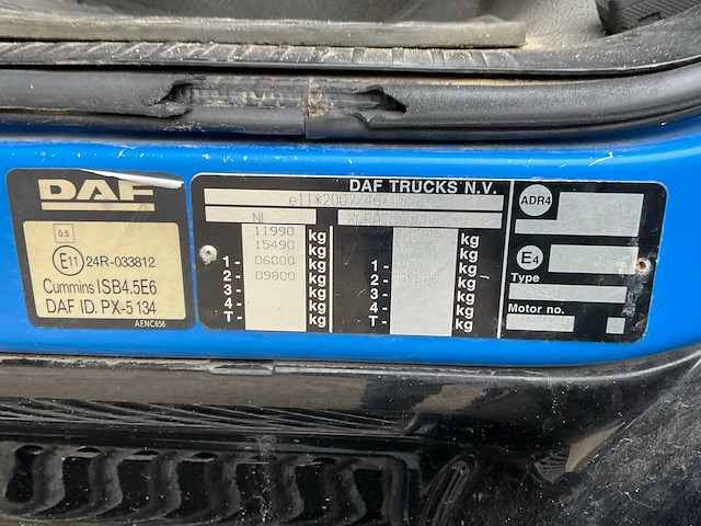 2014 daf lf180 vrachtwagen oprijwagen - afbeelding 57 van  63