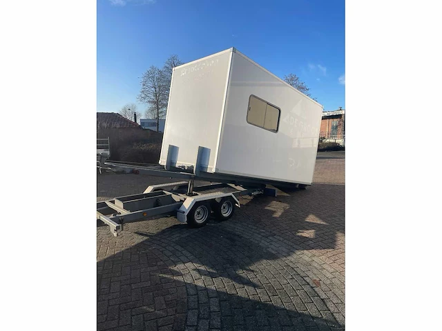 2014 dgs 4020c aanhanger container afzetsysteem met schaftunit en losse bak. 47-wk-zl - afbeelding 6 van  34