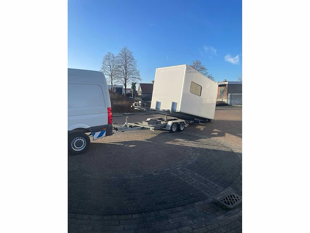 2014 dgs 4020c aanhanger container afzetsysteem met schaftunit en losse bak. 47-wk-zl - afbeelding 8 van  34