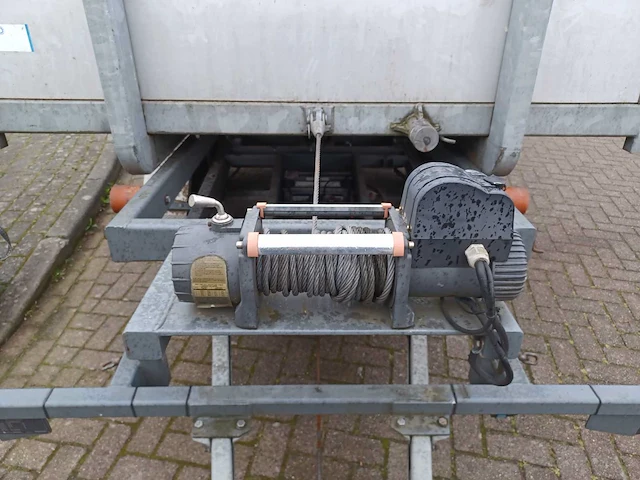 2014 dgs 4020c aanhanger container afzetsysteem met schaftunit en losse bak. 47-wk-zl - afbeelding 10 van  34