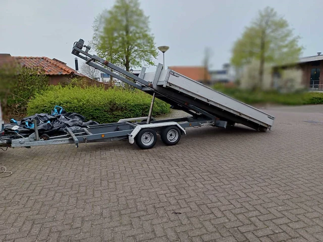 2014 dgs 4020c aanhanger container afzetsysteem met schaftunit en losse bak. 47-wk-zl - afbeelding 1 van  34