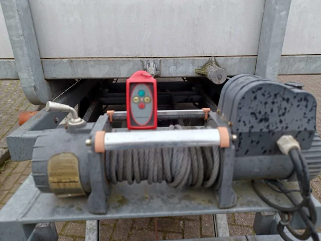 2014 dgs 4020c aanhanger container afzetsysteem met schaftunit en losse bak. 47-wk-zl - afbeelding 12 van  34
