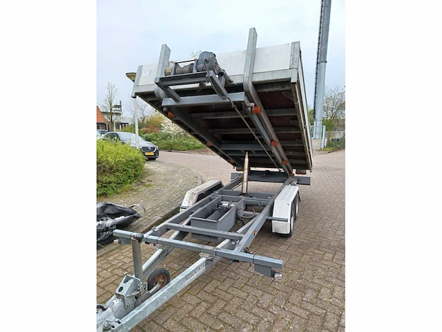 2014 dgs 4020c aanhanger container afzetsysteem met schaftunit en losse bak. 47-wk-zl - afbeelding 32 van  34