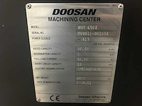 2014 doosan dnm 650 ii cnc bewerkingscentrum - afbeelding 13 van  20