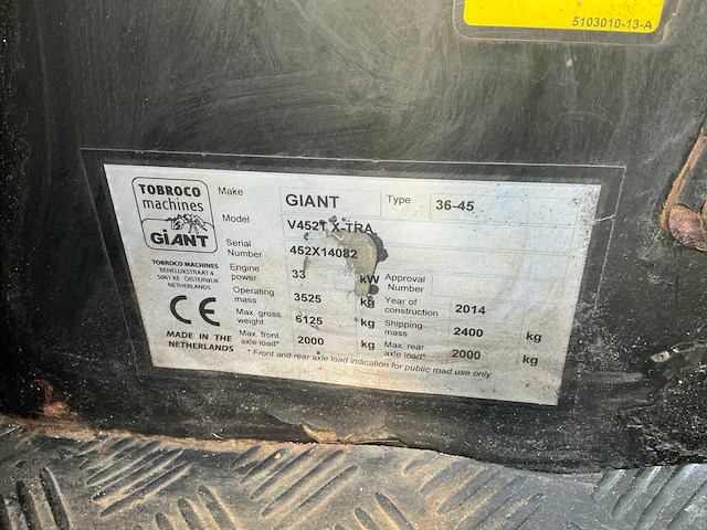 2014 giant v452t x-tra shovel - afbeelding 9 van  32