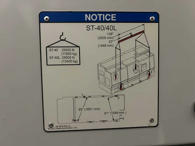 2014 haas st-40l cnc draaibank - afbeelding 23 van  25