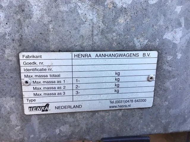 2014 henra 27-a aanhangwagen - afbeelding 12 van  13