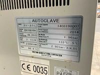 2014 hirayama hmc hv-85l laboratorium autoclaaf - afbeelding 5 van  7