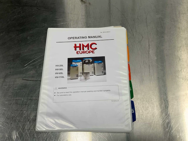 2014 hirayama hmc hv-85l laboratorium autoclaaf - afbeelding 6 van  7