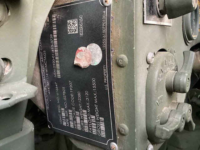2014 humvee m1114 legervoertuig - afbeelding 22 van  23