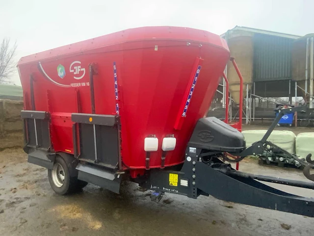 2014 jf kongskilde feeder vm 16-2 s voermengwagen lph-42-h - afbeelding 10 van  26