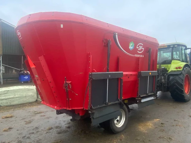 2014 jf kongskilde feeder vm 16-2 s voermengwagen lph-42-h - afbeelding 14 van  26