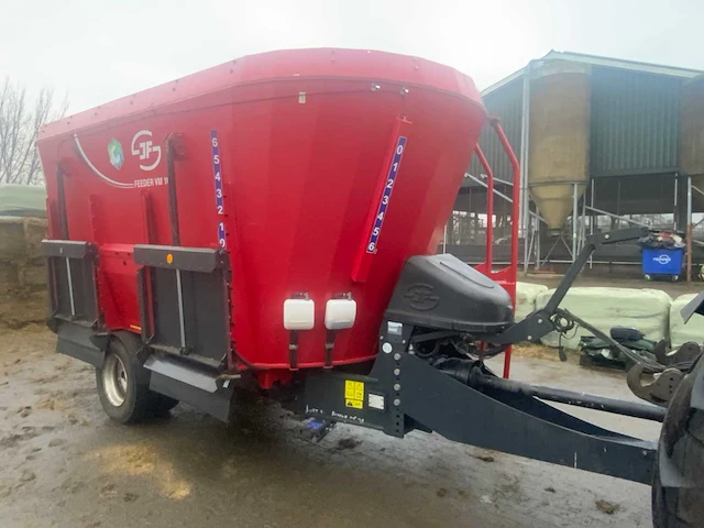 2014 jf kongskilde feeder vm 16-2 s voermengwagen lph-42-h - afbeelding 2 van  26