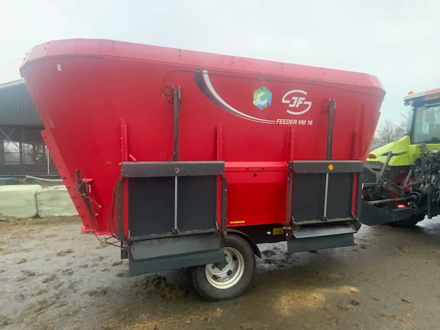 2014 jf kongskilde feeder vm 16-2 s voermengwagen lph-42-h - afbeelding 6 van  26