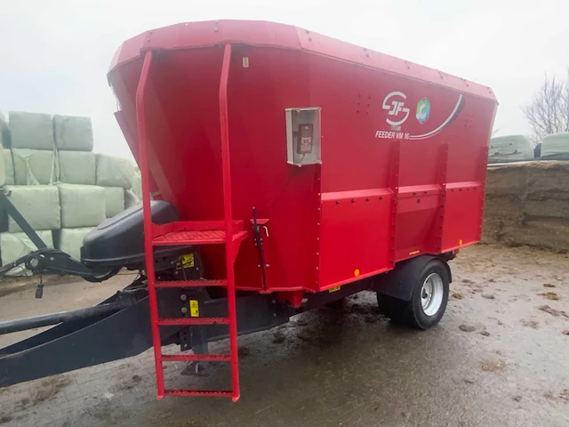 2014 jf kongskilde feeder vm 16-2 s voermengwagen lph-42-h - afbeelding 9 van  26