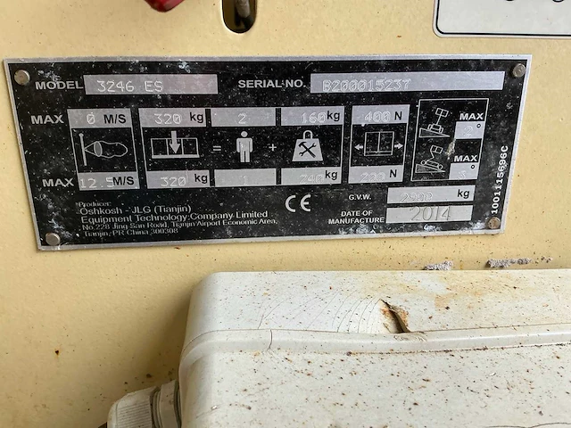 2014 jlg 3246es hoogwerker - afbeelding 5 van  13