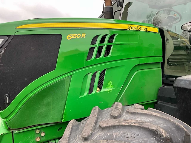 2014 john deere 6150r vierwielaangedreven landbouwtractor - afbeelding 10 van  39