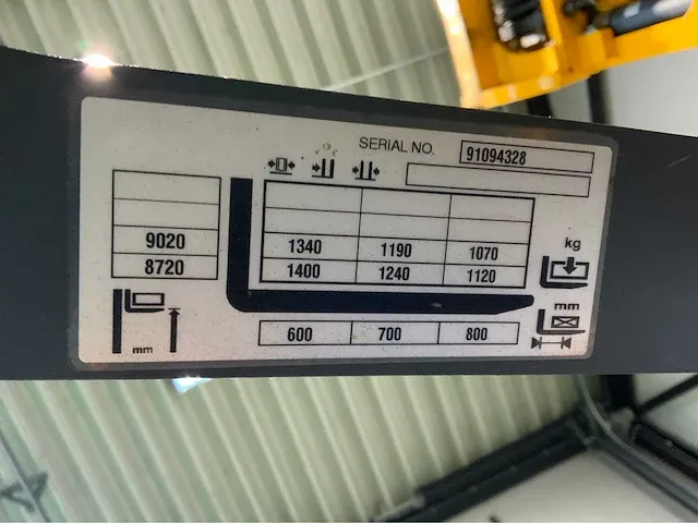 2014 jungheinrich etv 214 reach truck - afbeelding 16 van  17