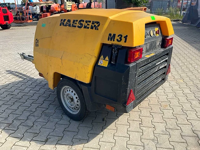2014 kaeser m31pe compressor aanhangwagen - afbeelding 12 van  19