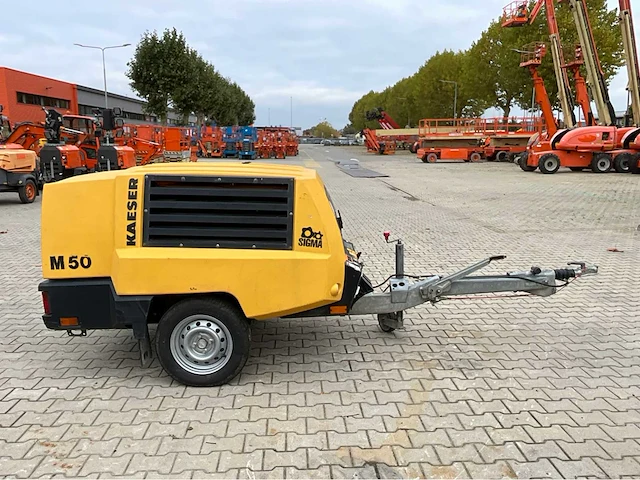 2014 kaeser m50pe 1c luchtcompressor aanhangwagen - afbeelding 19 van  24