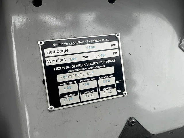 2014 kalmar ecf55-6 vorkheftruck - afbeelding 29 van  35