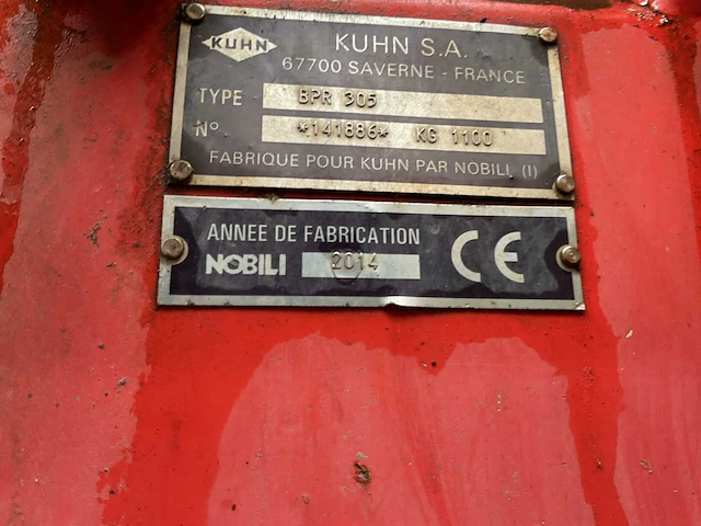 2014 kunn bpr305 klepelmaaimachine - afbeelding 8 van  8