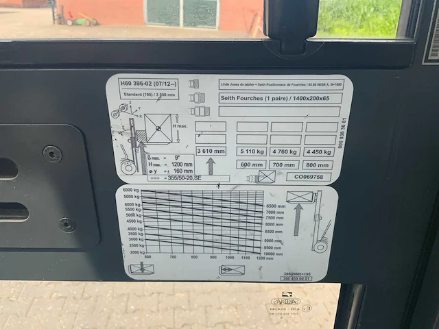 2014 linde h60d-02 vorkheftruck - afbeelding 11 van  28