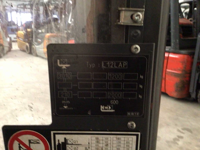 2014 linde l12ap stapelaar - afbeelding 2 van  10