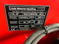 2014 linde l12l ap orderpicker - afbeelding 2 van  10
