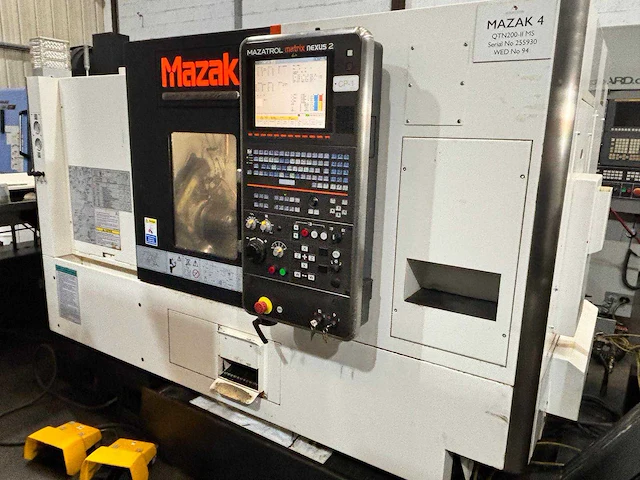 2014 mazak quick turn nexus 200-ii ms cnc draaibank - afbeelding 1 van  40