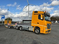 2014 mercedes-benz actros 2563 euro6 oprijwagen met dieplader - afbeelding 47 van  50