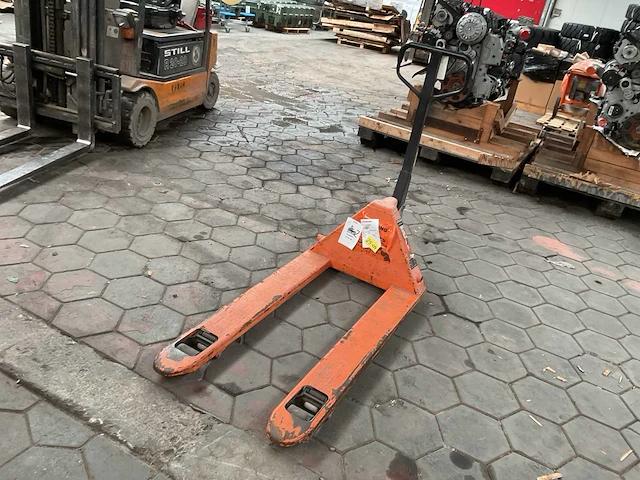 2014 mobile industrie eco1-55 hand hydraulische palletwagen - afbeelding 1 van  6