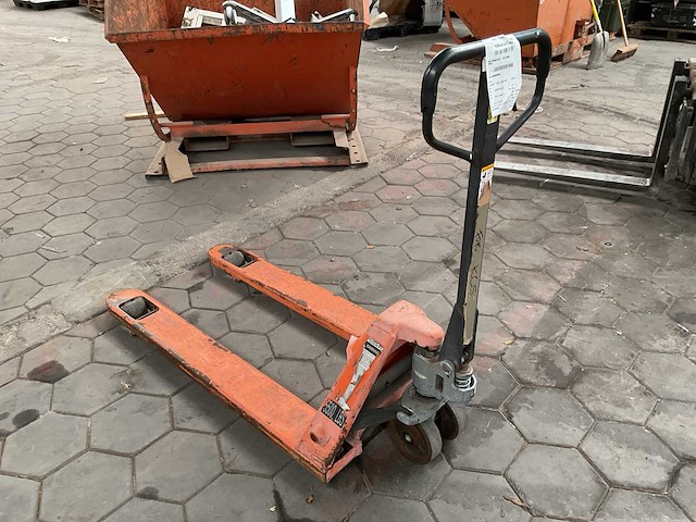 2014 mobile industrie eco1-55 hand hydraulische palletwagen - afbeelding 4 van  6