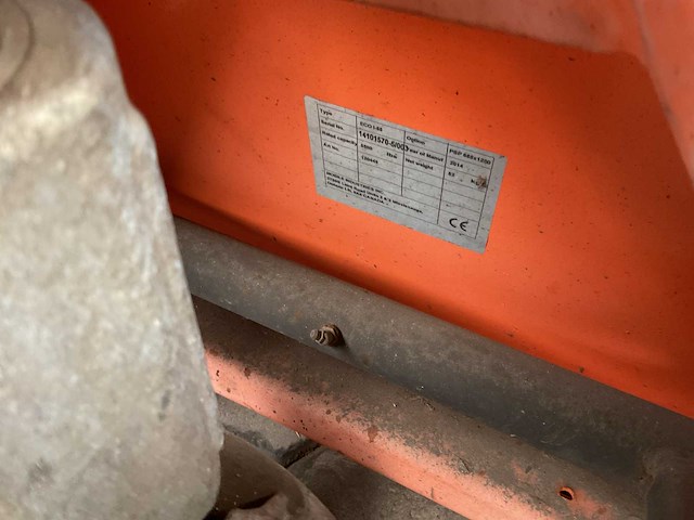 2014 mobile industrie eco1-55 hand hydraulische palletwagen - afbeelding 6 van  6