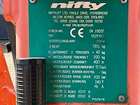 2014 niftylift nifty 120 tac hoogwerker aanhangwagen - afbeelding 19 van  27