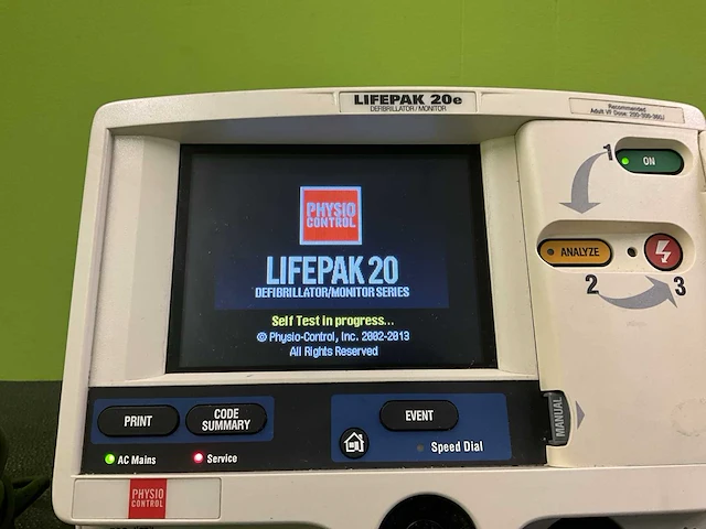 2014 physio-control lifepak 20e defibrillator - afbeelding 4 van  11