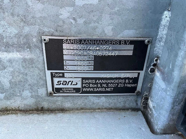 2014 saris magnum machinetransporter - afbeelding 8 van  16