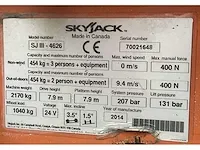2014 skyjack sj iii 4626 hoogwerker - afbeelding 10 van  18