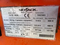 2014 skyjack sj iii 4626 hoogwerker - afbeelding 17 van  24