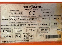 2014 skyjack sj iii 4626 hoogwerker - afbeelding 21 van  21