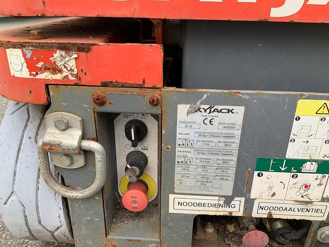 2014 skyjack sj12 hoogwerker - afbeelding 4 van  14