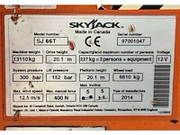 2014 skyjack sj66t hoogwerker 4x4 - afbeelding 19 van  26