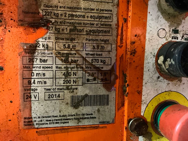 2014 skyjack sjiii3219 hoogwerker - afbeelding 3 van  11